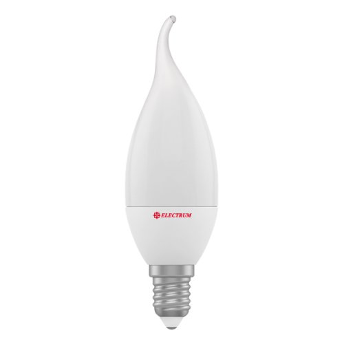 Светодиодная лед лампа(LED) свеча на ветру ELECTRUM С37  7W  E14 2700  LC-12