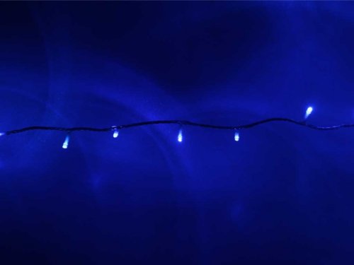 Гирлянда внешняя светодиодная Delux String 200LED 10м (син/бел) IP44