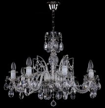 Люстра кришталева Art Glass Alma VIII nickel CE Люстра кришталева Art Glass Alma VIII nickel CE