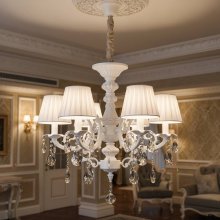 Люстра з абажурами Sirius SТ 5701/6P WG Люстра з абажурами Sirius SТ 5701/6P WG