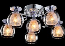 Люстра стельова Sirius S2583/6H CR LED з пультом