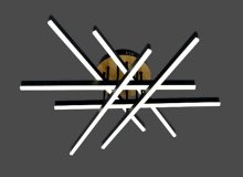 Люстра светодиодная Sirius ST 70161/6H ВК/WD 168W LED