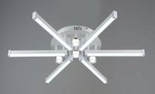 Люстра світлодіодна Sirius S9031/6+4Н WT+GD 44W LED без пульта