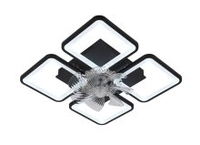 Люстра світлодіодна Sirius S7005 ВК 84W LED Fan Phone APP