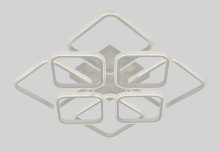 Люстра светодиодная Sirius 5009/4+4В WT 224W LED с пультом+диммер