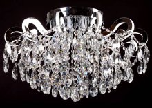 Люстра кришталева стельова Sirius ST 4261/4+12Н CR LED з пультом