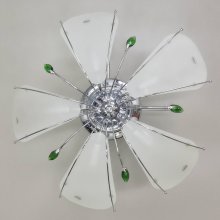Люстра пристельова TINKO 96311CR/5H WT GN