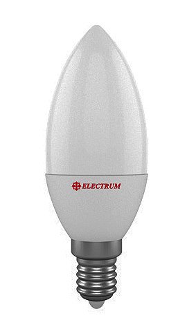 Светодиодная лед лампа(LED) ELECTRUM LC-12 6W E14 3000K
