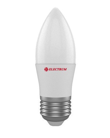 Светодиодная лед лампа(LED) ELECTRUM С37 6W E27 4000 PA LC- 9