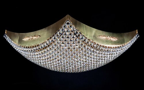 Люстра хрустальная потолочная Art Glass Fiona 900x900 CE