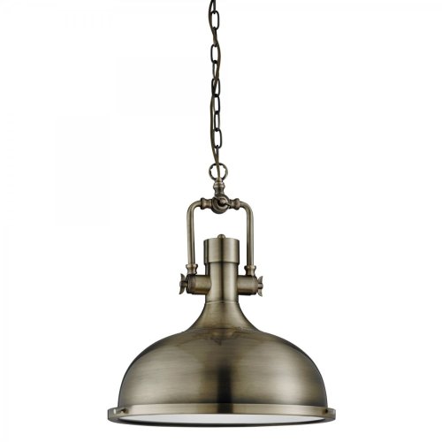 Люстра подвес Searchlight 1322AB Industrial Pendant