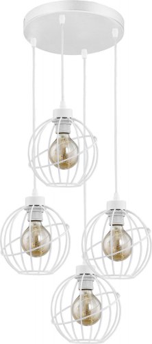 Люстра подвес лофт TK Lighting Orbita White 1632