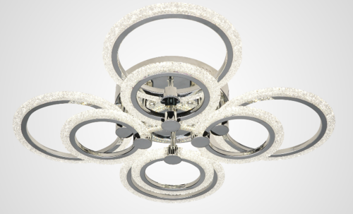 Люстра світлодіодна Sirius 75593/4+4 CR 160W LED с пультом+димер