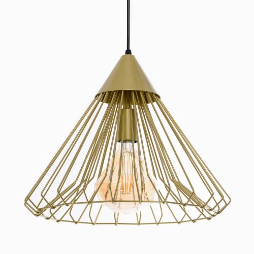 Люстра подвес лофт Atmolight Cone P380 Gold
