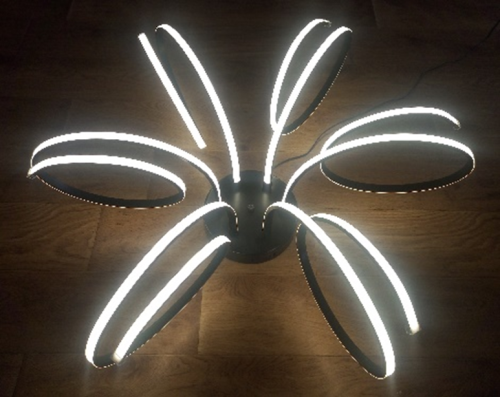 Люстра светодиодная Sirius 2100 150W Black LED
