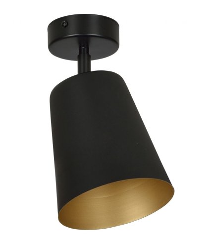 Светильник потолочный лофт EMIBIG Prism Black-Gold 406/1