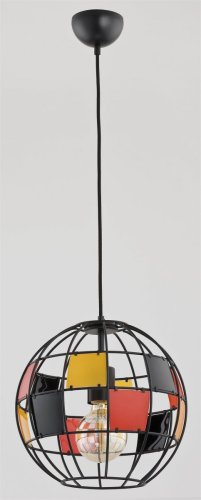 Люстра подвес лофт ALFA Basket Black 60359