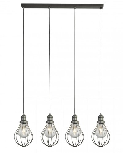 Люстра підвіс лофт Searchlight 1384-4PW Balloon Cage