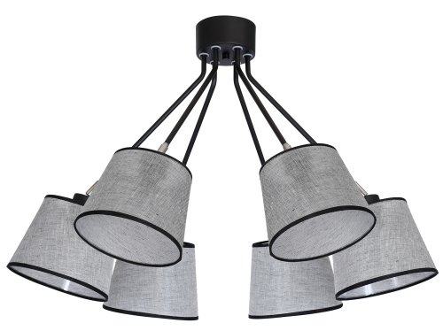Люстра сучасна LUMINEX Asta black 8269