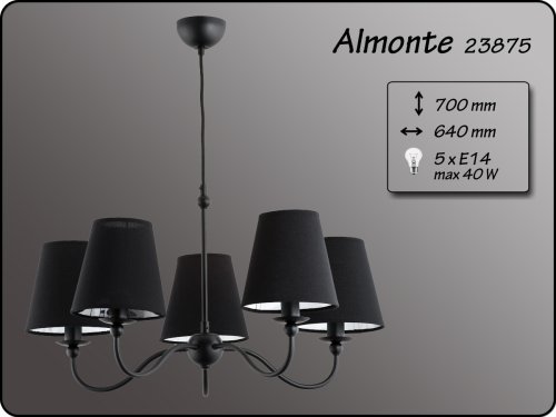 Люстра с абажурами ALFA Almonte 23875