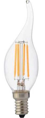Светодиодная лампа(LED) Horoz Electric Filament Flame-6 6W E14 2700K