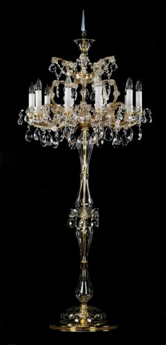 Торшер кришталевий Art Glass Maria Terezia 16 FL Classic