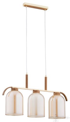 Люстра подвес ALFA Aris Wood 61303