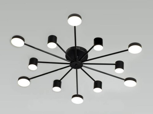 Люстра светодиодная Sirius ST 0087/12 BK 144W LED 