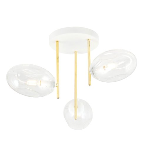 Люстра потолочная EMIBIG Argo 1276/3 White/Transparent