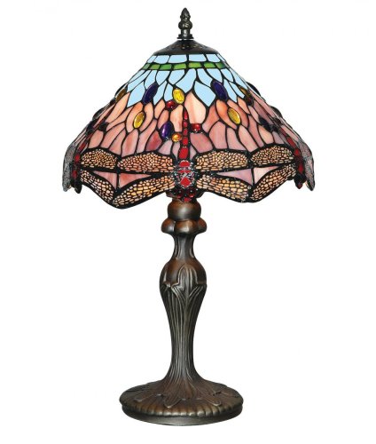 Настольная лампа Тиффани Searchlight 1287 Dragonfly