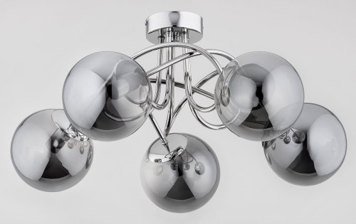 Люстра стельова ALFA Banko Silver 63205
