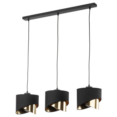 Люстра подвес с абажурами TK Lighting Grant Black 4877