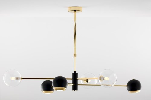 Люстра современная JUPITER MOKA 1967 MO6 CZ/MS TR