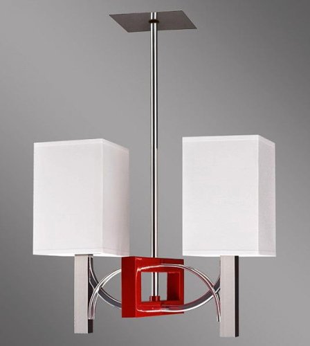 Люстра сучасна Kemar Riffta Red RF/2/R
