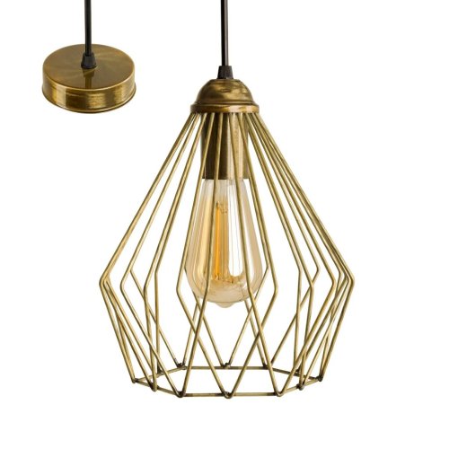 Люстра лофт Atmolight Dribble P210 AnticGold