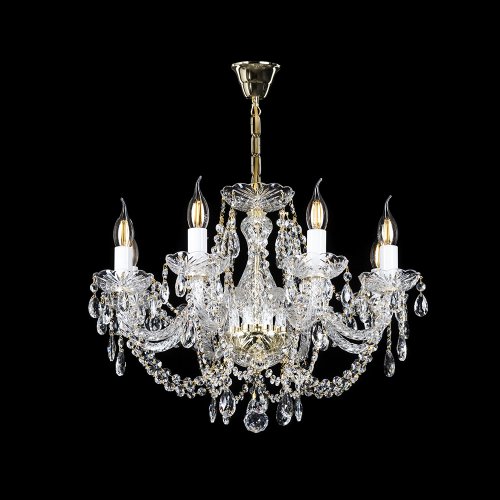 Люстра кришталева Sirius SL 91602/8Р GD CL