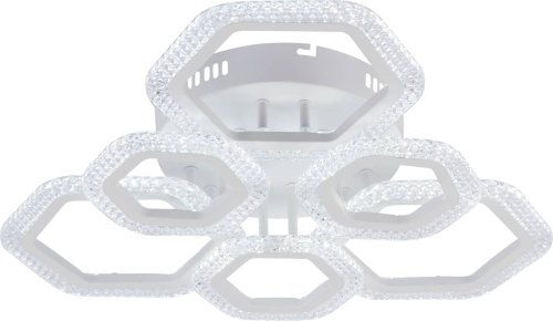 Люстра светодиодная Sirius 0948С/3+3 WT 96W LED с пультом+диммер