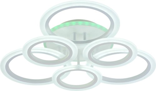 Люстра светодиодная Sirius 9448С/3+3А WT 140W LED RGB с пультом