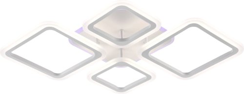Люстра светодиодная Sirius 2288/2+2 WT 92W LED RGB с пультом