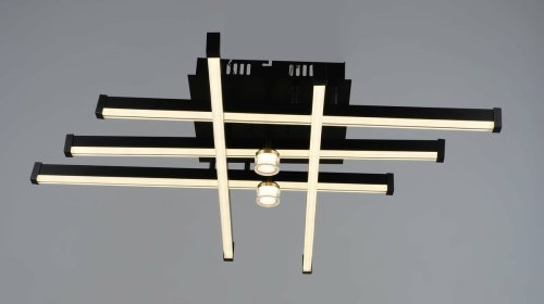 Люстра светодиодная Sirius S4131/5+2Н ВК+GD 64W LED без пульта