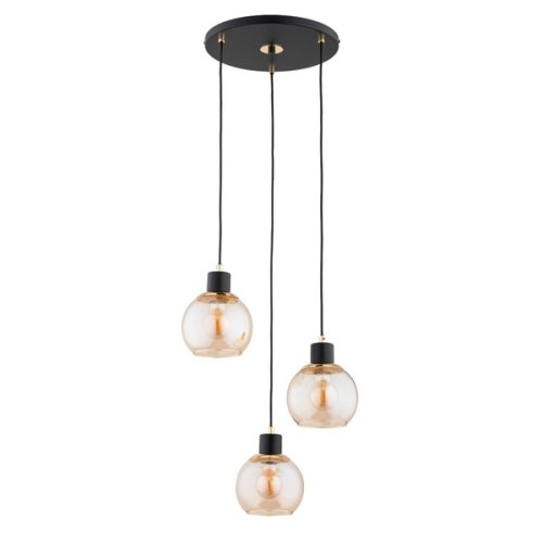 Люстра подвес ALFA DERRO BLACK GOLD 62415