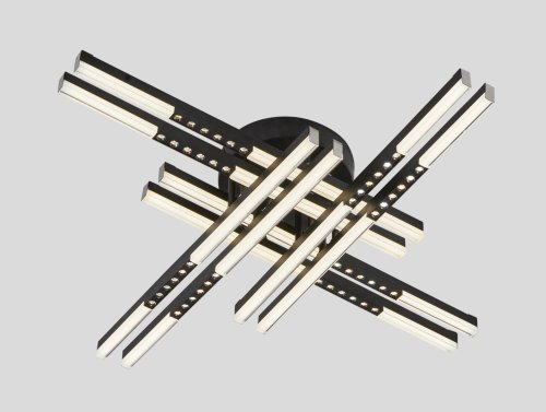 Люстра светодиодная Sirius 1409/8 BK 144W LED с пультом+диммер