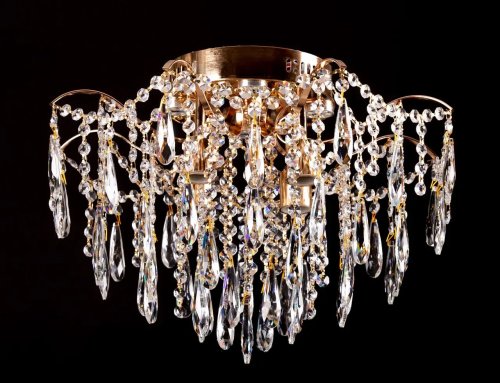 Люстра кришталева стельова Sirius ST 7261/4+4Н GD