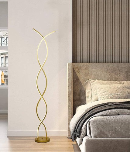 Торшер светодиодный Sirius S0101 GD 64W LED 