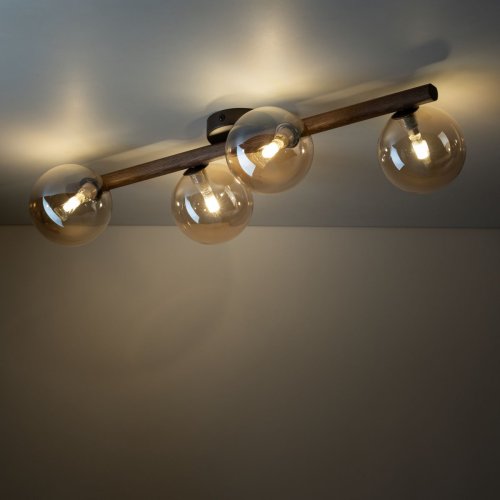 Люстра потолочная TK Lighting ESTERA WOOD ORZECH 11094