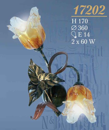Світильник настінний (бра) N&B Light Лізавета 17202