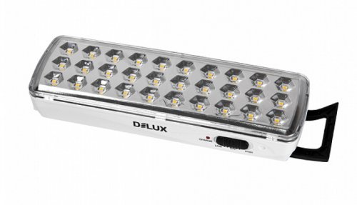 Світильник акумуляторний (аварійний) DELUX REL-501 (3.7V1,2Ah) 30 LED 2W