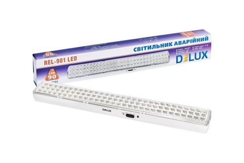 Светильник светодиодный аварийный  Delux REL-901 6W 90 LED