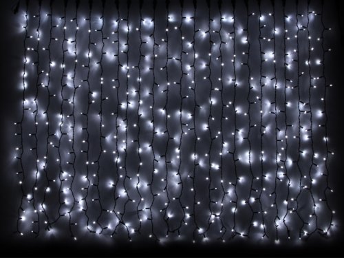 Гирлянда внешняя светодиодная Delux Curtain 1520LED 2х7м (бел/чер)