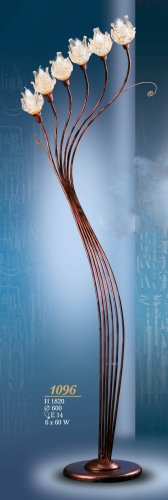 Торшер флористика N&B Light Лебедь 1096